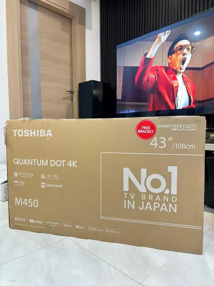 Toshiba M450 43inch Baru Smart TV