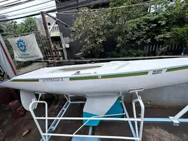 Mini yatch, kapal, panjang 6 meter, Bekas olimpiade australia 1983 Ori