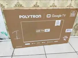 Tv led polytron 32 google tv baru