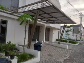 Kanopi Rooftop Single Layer Kombinasi Poly Transparan