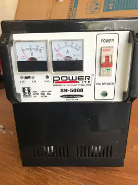 Powerlite Analog Stabilizer SH 5000 - Hitam