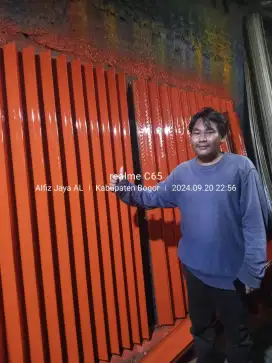 Folding gate rolling door