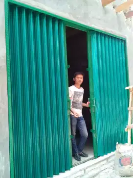 Rolling door warung folding gate ruko