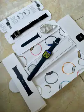 Apple Watch Series 6 44mm RESMI Fullset Ori nokendala