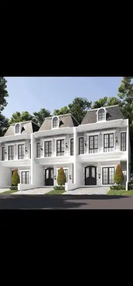 Rumah baru gress American Style di Dharmahusada dkt Kertajaya Manyar