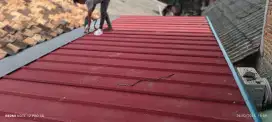 Pemasangan rangka atap baja ringan