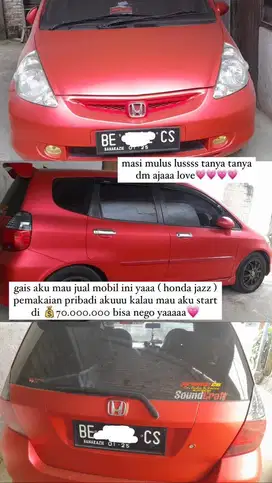 Honda jazz 70jt bisa nego