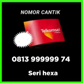 Perdana Nomor Cantik Simpati Telkomsel