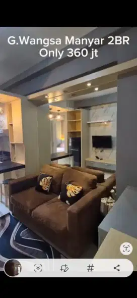 Dijual apartement gunawangsa manyar dekat sekolah little sun, petra