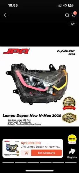 Reflektor jpa yamaha nmax 2020