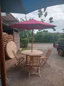 Set Meja Payung Taman