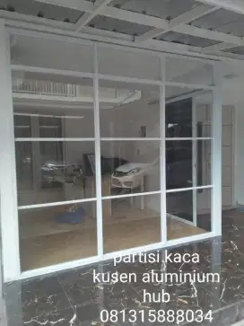 Partisi aluminium dan kaca
