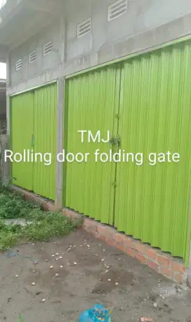 Rolling door folding gate baru servis tukar tambah