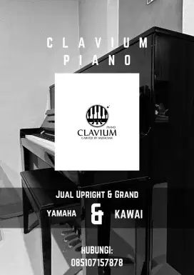 Jual piano akustik Upright piano  dan Grand Piano merk Kawai , Yamaha