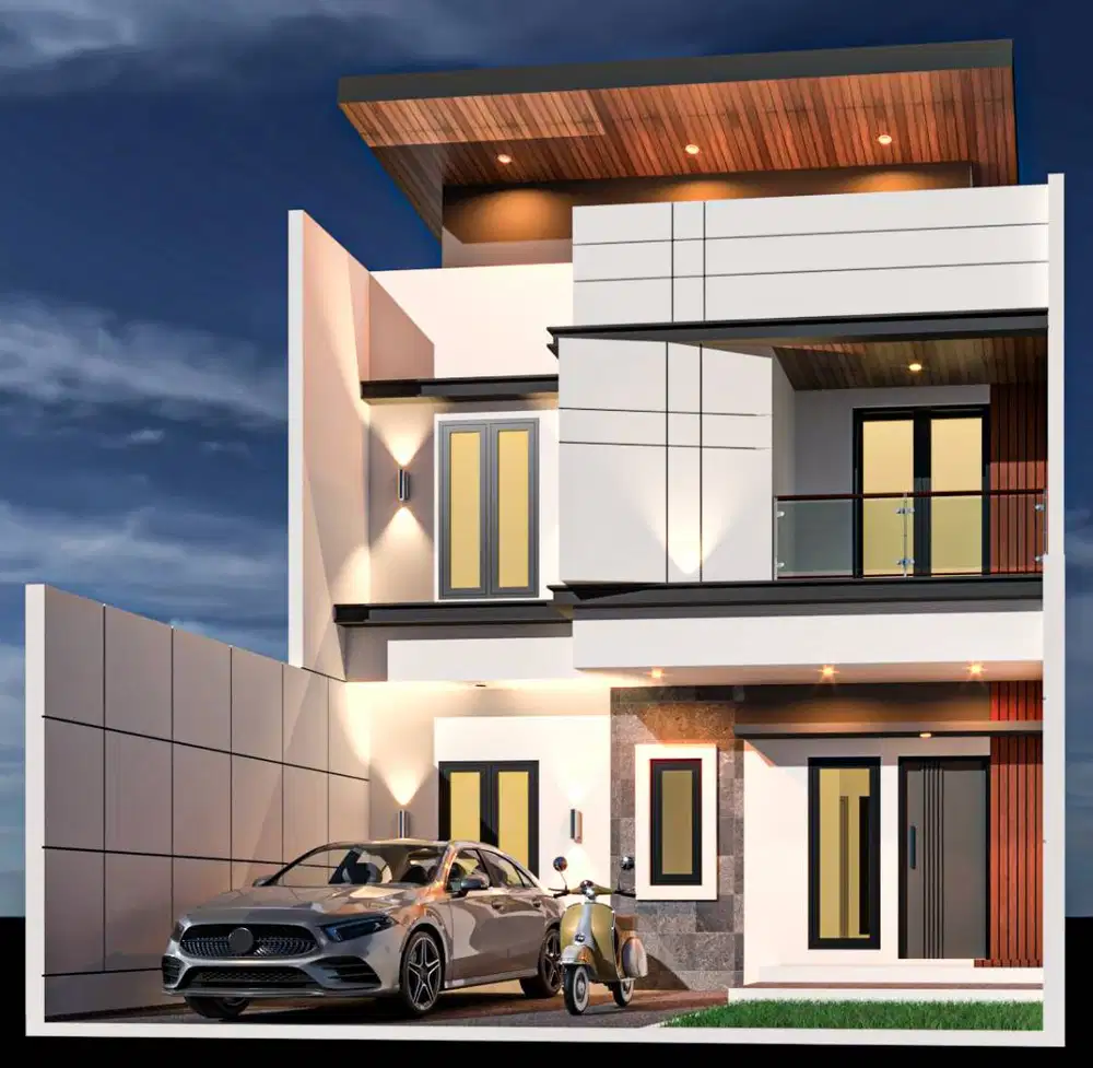 Dijual rumah Modern Kontemporer