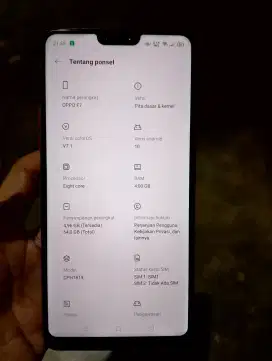 Oppo F7 merah noken