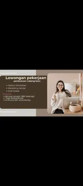 Membutuh kan bagian analis kesehatan dan asisten konsultan kesehatan