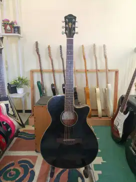 Gitar akustik elektrik Ibanez AEG8E BK Original