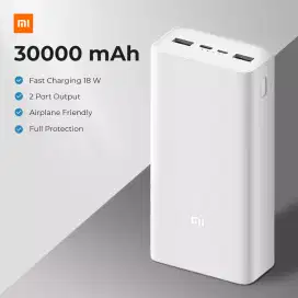 Xiaomi Power Bank Fast Charging PD Type C Dual USB Port 30000mAh 18W