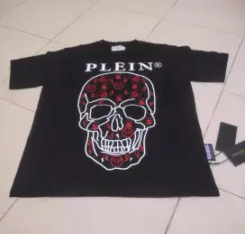 Kaos Philipp Plein Original Size XL (LD 115) Baru Fulltag