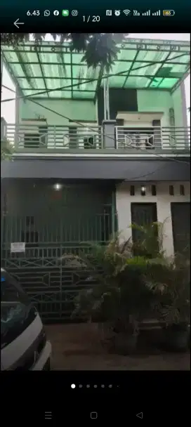 Disewakan rumah 2 lantai