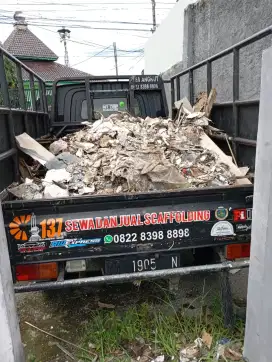 Jasa angkut material puing angkutan barang pindahan