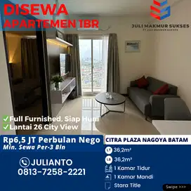 Disewa Apartemen 1BR Full Furnished di Citra Plaza Nagoya Batam