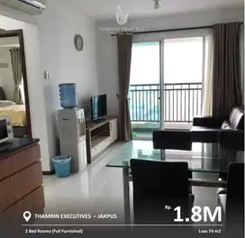 Dijual Apartement Thamrin Executive 2BR Full Furnished