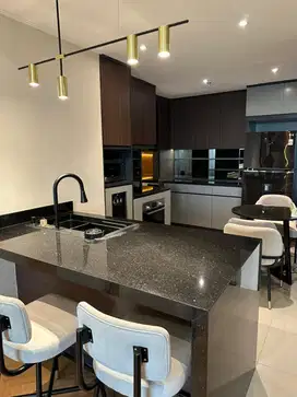 Sewa Apt Gold Coast PIK type 3BR luas 113m sea view furnish mewah