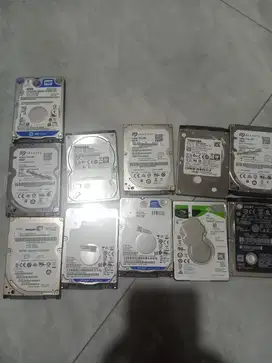 Hdd laptop 2,5 11 pcs borongan