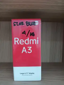 REDMI A3 4/128 BARUU GARANSI RESMI SEGEL