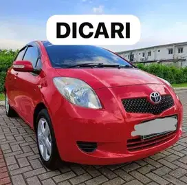 Di Cari Toyota Yaris Tahun 2006 ke atas 2008