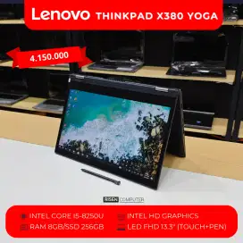 Laptop Lenovo Thinkpad X380 FHD Touch+pen Intel I5-8250U RAM 8GB 256GB