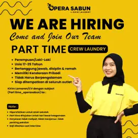 Part Time Crew Outlet Hari Raya