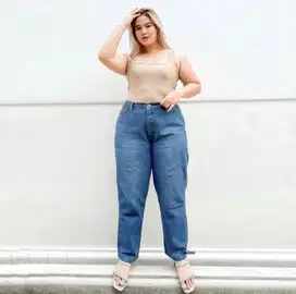 Celana Jeans Boyfriend Big Size