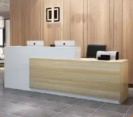 Perlengkapan usaha meja kasir custom