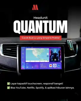 Headunit Android Mobil Mtech Quantum 9 inch - Ram 4/64 GB