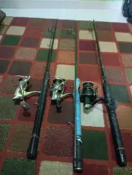 Jual murah alat pancing 3 set BU