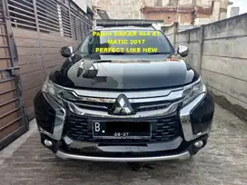 Pribadi Mitsubishi Pajero Dakar 4x4 AT Sunroof 2017 Hitam Matic Diesel