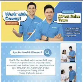 Dicari Calon Health Manager Coway wilayah Medan