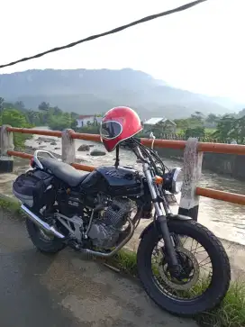 Honda tiger 2003 dapat rangka 2 custom dan original