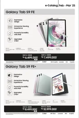 Samsung Galaxy Tab S9 Fe / Fe+