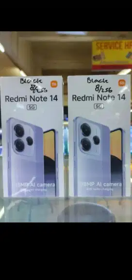 Kredit HP apa aja dr rumah,ACC baru ketoko,Xiaomi Note 14 5G Ram 8/256