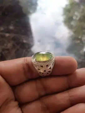 Cincin Natural Idocrase Lumut KJ Aceh