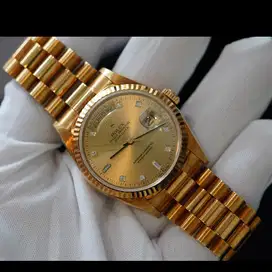 Rolex Day-Date 36 President 18238 All Gold Diamond Dial (Pre-Owned)