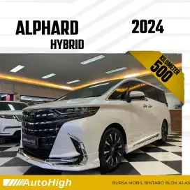 DP10% [Km.500] Alphard Hybrid Modellista 2024 White Reg 2025 #AUTOHIGH