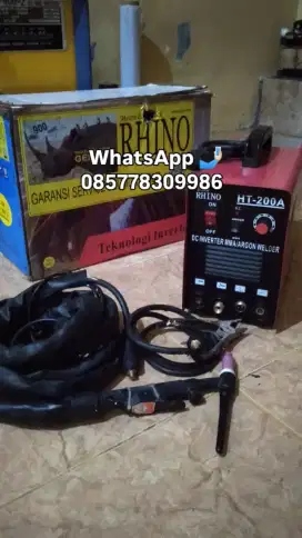 MESIN LAS INVERTER TIG ARGON MERK RHINO 200A