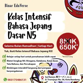 Kursus Bahasa Jepang Dasar Hingga Mahir