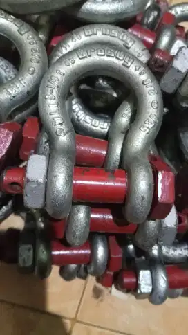 SHACKLE (segel) CROSBY G2130 slSCREW PIN 3/4 INCH 3¼ TON