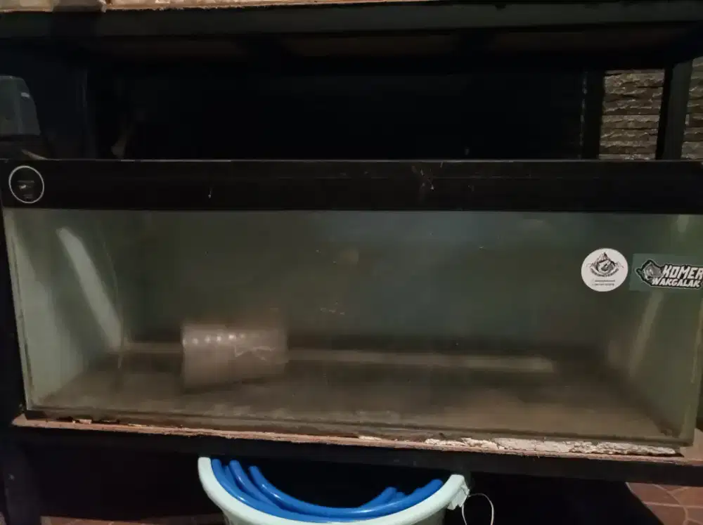 Aquarium bekas kaca 5 mm